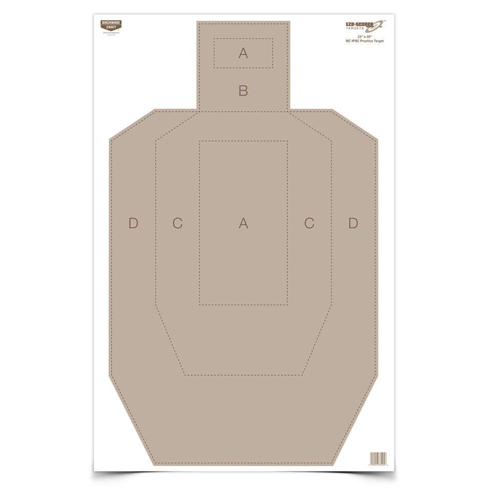 Targets Birchwood Casey Paper BIR 37029          EZESCORER 23X35 IPSC PRCT   5PK